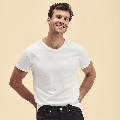 T-Shirt Adulto Branca - Iconic V-Neck
