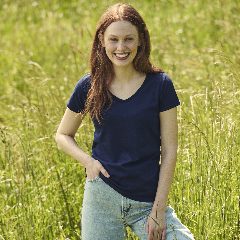 T-Shirt Mulher Cor - Iconic V-Neck