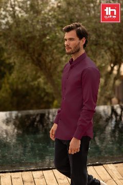 Camisa popelina de manga comprida para homem Paris – foto 4