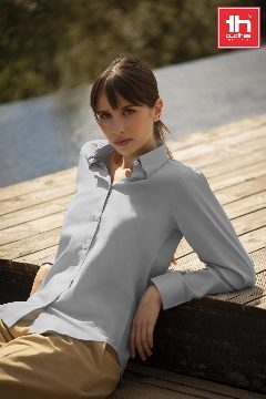 Camisa popelina de manga comprida para senhora Paris Women – foto 5