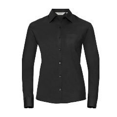 Camisa em Popeline 100% Algodão com manga comp. de Mulher