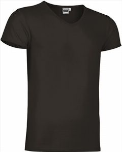 T-shirt elástica de manga curta e gola em V Cobra – foto 5