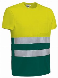 T-shirt de Alta Visibilidade bicolor Demolition – foto 4