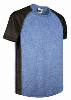 T-shirt desporto bicolor de manga curta Landing – foto 3