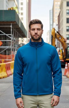 Casaco softshell com punhos elásticos e dois Ronces