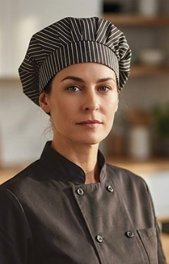 Gorro de chef com risca diplomática Ratatouille