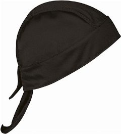 Bandana de pirata com malha para cozinha Wok – foto 3