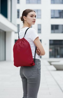 Mochila de cordas com bolso interior Culture
