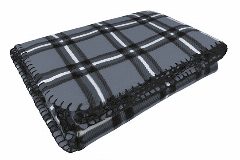 Manta polar con estampado escocês Terrain – foto 5