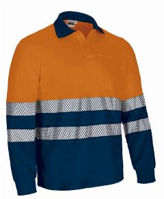 Polo térmico bicolor de Alta Visibilidade Albury – foto 4