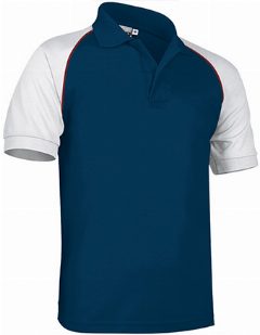 Polo de manga curta com desenho tricolor Venur – foto 6