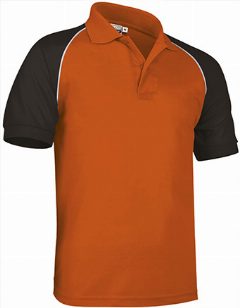 Polo de manga curta com desenho tricolor Venur – foto 3