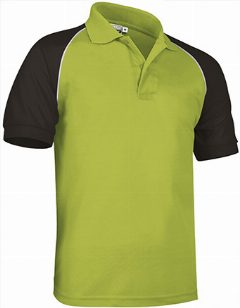 Polo de manga curta com desenho tricolor Venur – foto 2