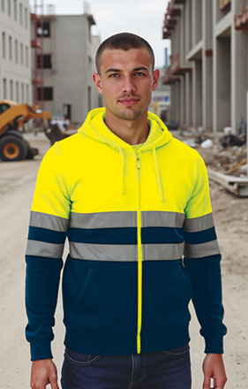 Sweatshirt com capuz bicolor de alta Brantford