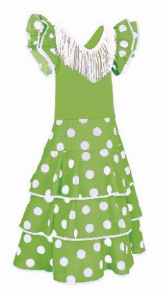 Vestido criança manga cava com estampado Buleria – foto 2